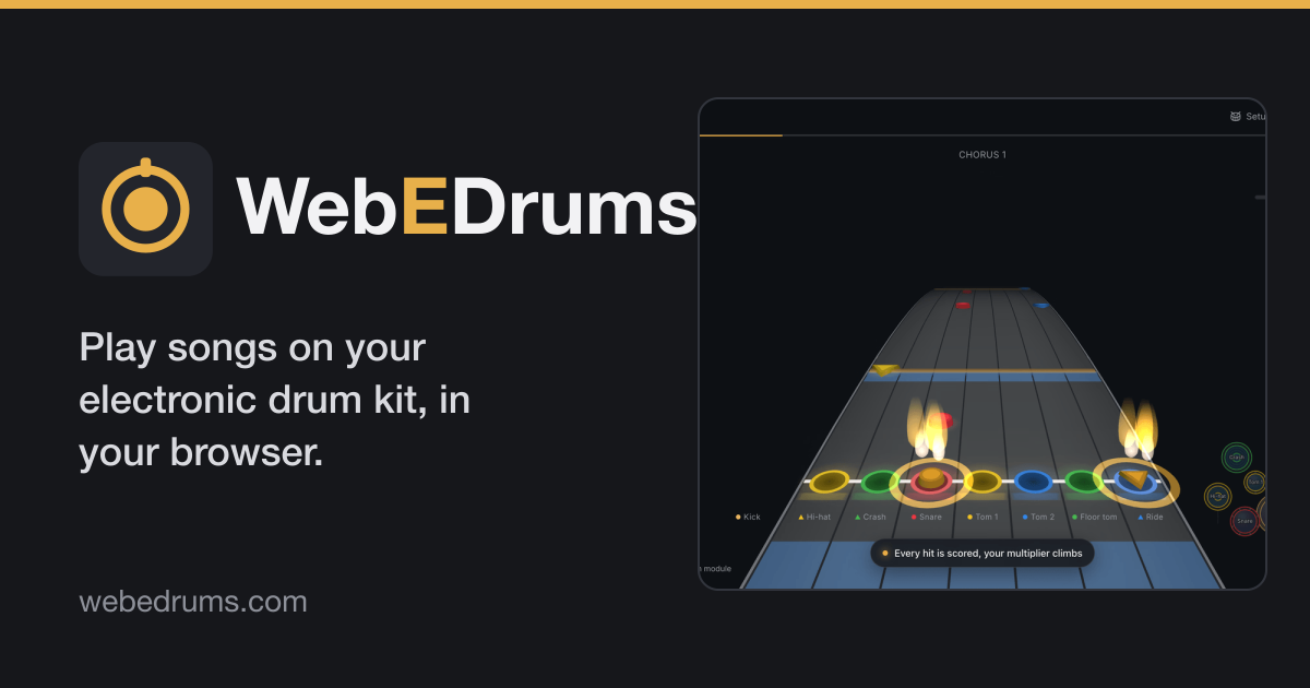 WebEDrums preview